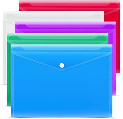 Clear Plastic Paper Wallets for Document